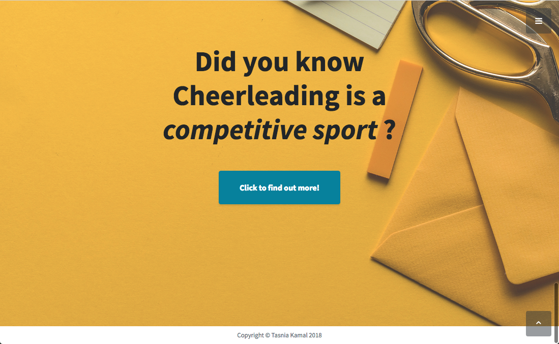 new edited bootstrap cheerleading section