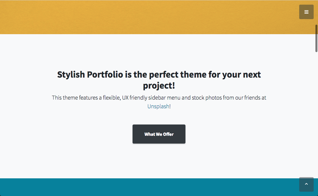 original bootstrap find out more section